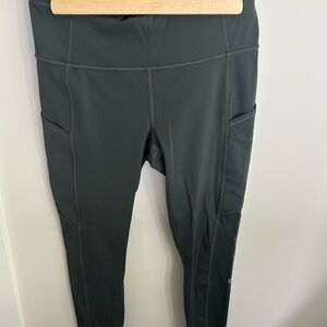 Dark Green Leggings LuLu Lemon Wonder 5 pocket